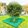 Heavy Duty Yard Cleanup Mat Landscape Tarp for Trimming, Garden Pruning with Hole & 4 Waterproof Maintenance Fabric Corner Buckles, Shrub Trimmings