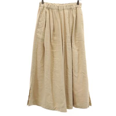 ITEMS URBAN RESEARCH Cropped Length Wide Pants F Beige Women Used