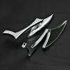 Blade Chrome zrcátka motocyklu hliník pro Honda VTX1300C Fury VT13CX VT1300CX zpětné zrcátko 8mm 10mm moped