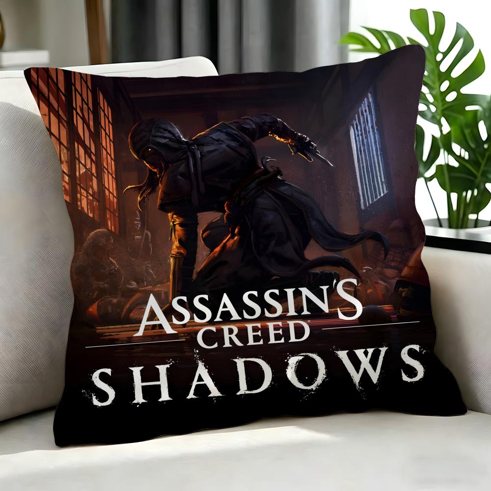 game Assassins Creed Shadows Cushion Cover Cushion Cover Set Pcs x x x Pillowcase Decorative Sofa Home Decor