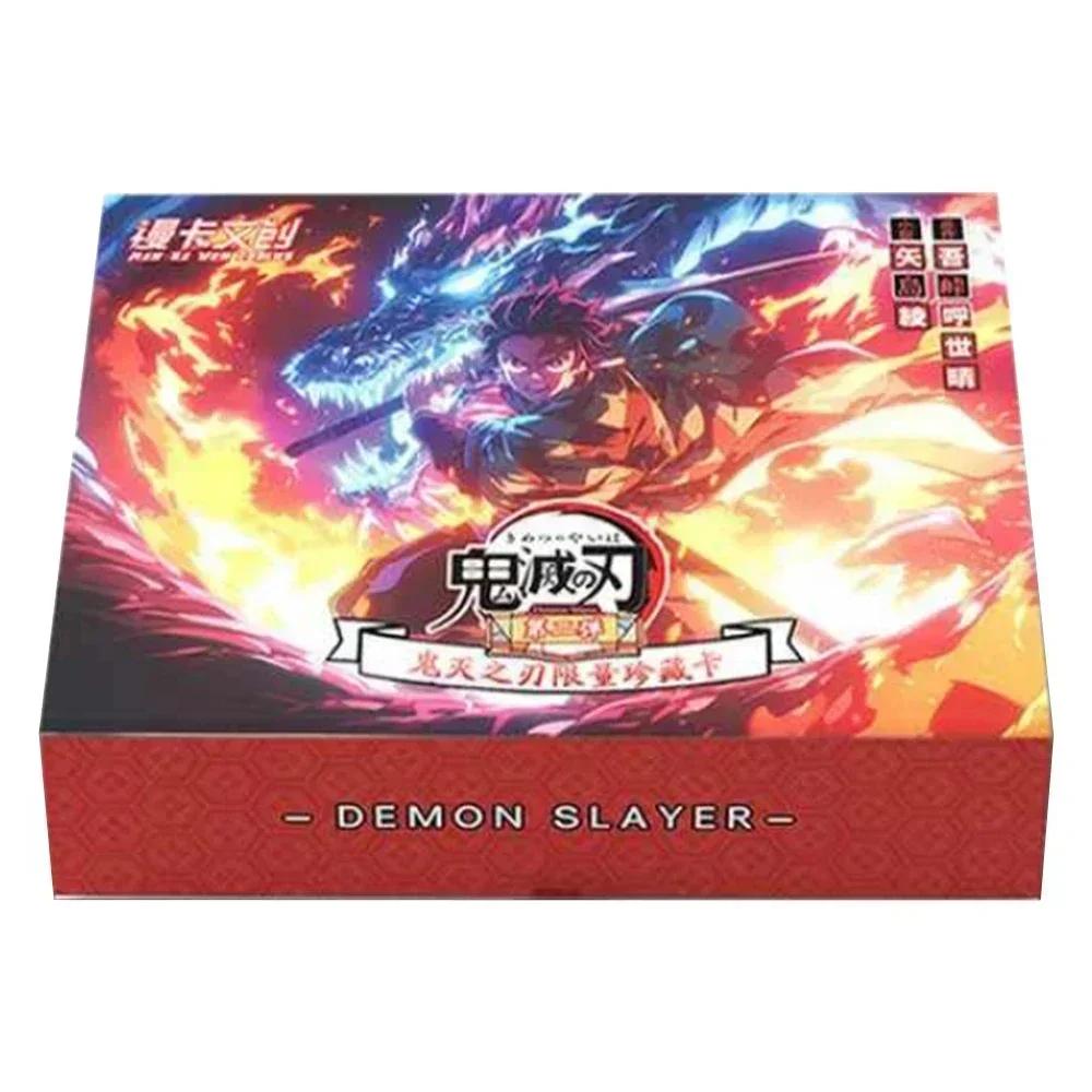 Demon Slayer Card Infinite Castle Deluxe Edition Tanjirou Nezuko Kanroji Limited Anime Collection Cards Toys Gifts