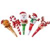 Merry Christmas Christmas Stick Air Balloons Snowman Elk New Year Balloon  Photo Props