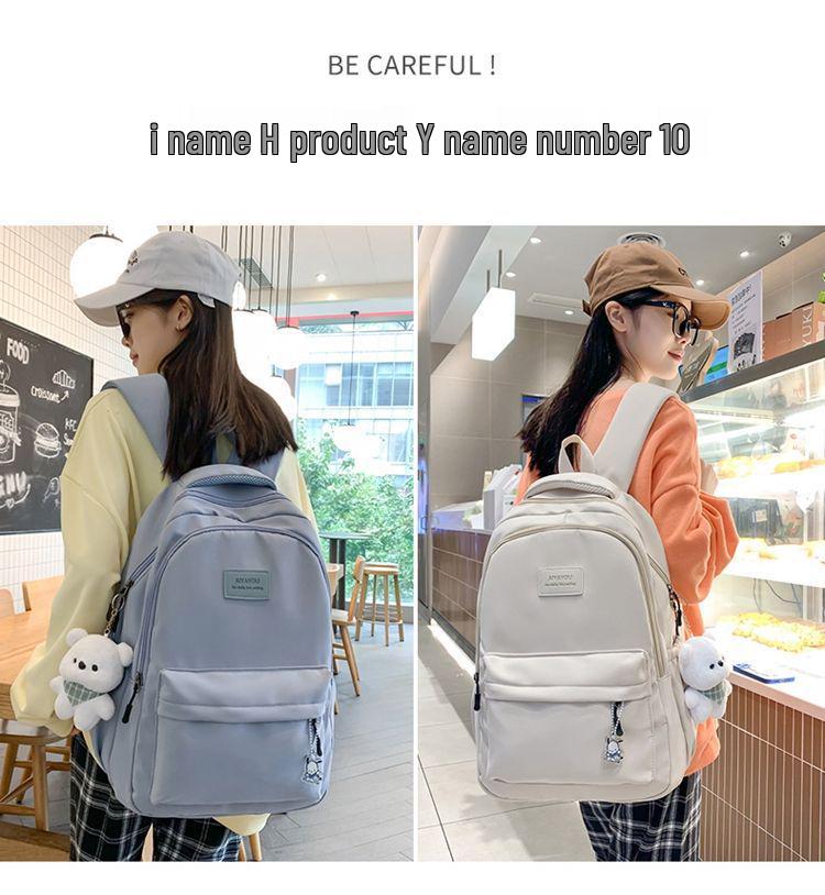 Versatile Women's Campus Backpack: Large Capacity, Perfect for High School Students & Travel