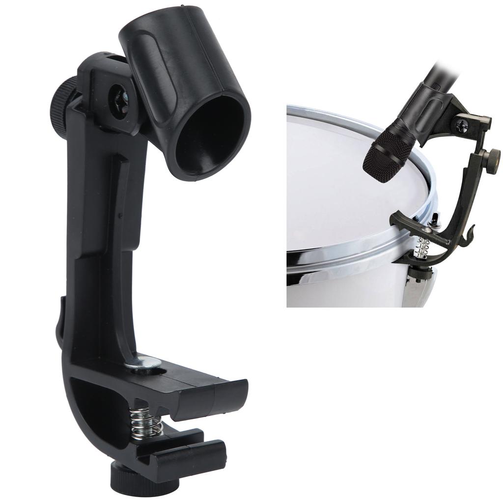 2Pcs Drum Microphone Clip Musical Shockproof Snare Mount Clamp Instrument Accessories