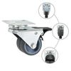 VidaXL 24 pcs Roulettes pivotantes doubles 50 mm