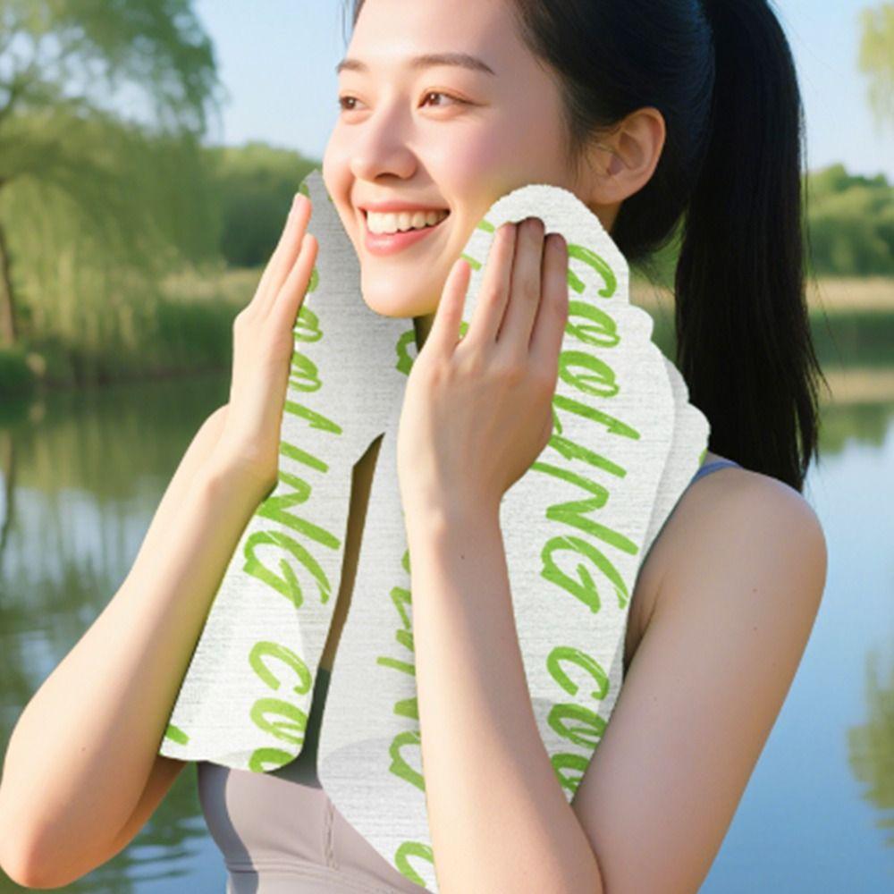 Disposable Cooling Towel Breathable Instant Cold Towel Creative Ice Wipes  Summer