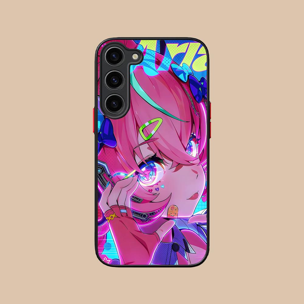 Zenless Zone Zero Aria Silicone Mobile Phone Case for Samsung Galaxy S26 S25 S24 S23 S22 S21 Plus FE Ultra Colorful Cover