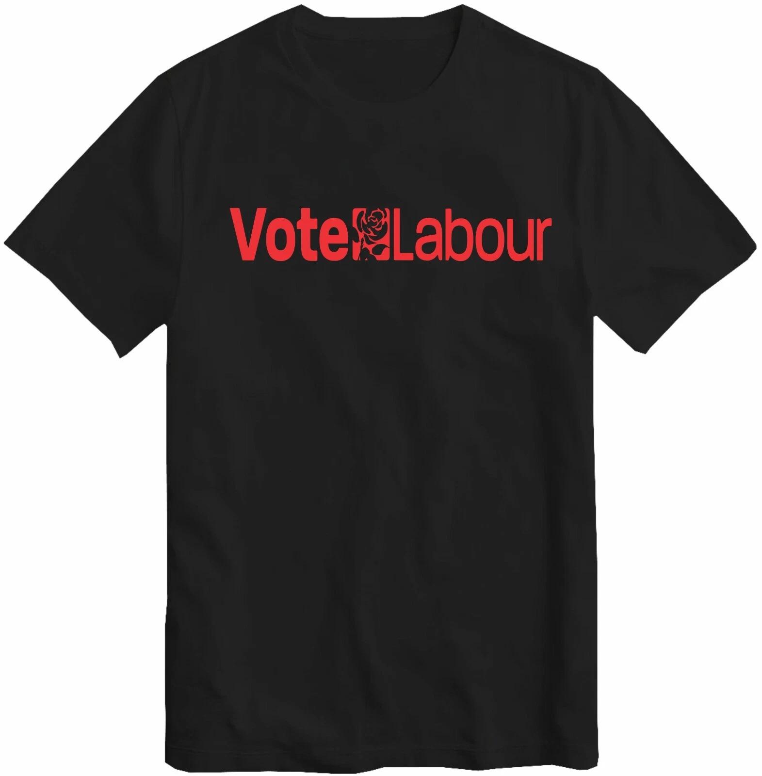 Labour Supporter Politics Kier Starmer T-Shirt Vote For Labour Top T Shirt Red XXXL