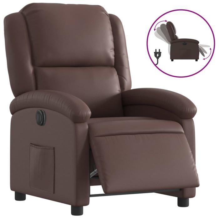 VidaXL Electric Recliner, Relaxation Chair with Adjustable Backrest and Footrest, Living Room Seat, Modern, 3204214