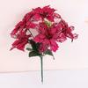 Christmas Decorative Flower With Bright Colors Party Home Decor Flowers Fake