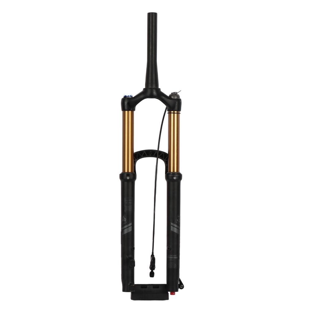 Mountain Bike Front Fork Damping Bike Suspension Fork 27.5in 175mm Stroke Gold Tapered Steerer Remote Lockout