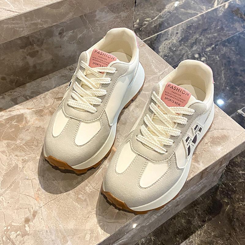 

Универсальные кроссовки на платформе в кампусном стиле, весна 2025, новая модель, обувь Forrest Gump с буквой M, студенческая спортивная обувь 37 красный