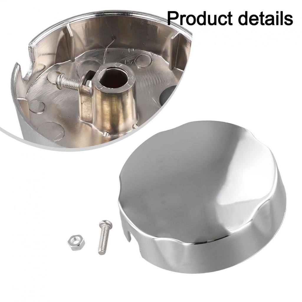 Convenient Installation Bathtub Control Knob with Chrome Plated Overflow Cover