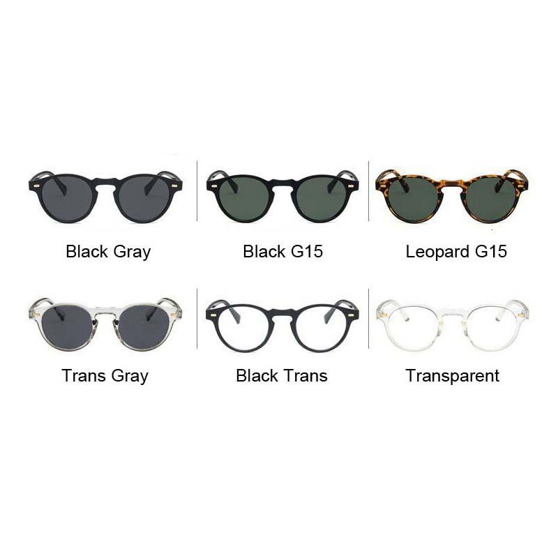 Fashion Round Cat Eye Sunglasses Retro Man Brand Design Woman Shades Sun Glasses Male Female UV400