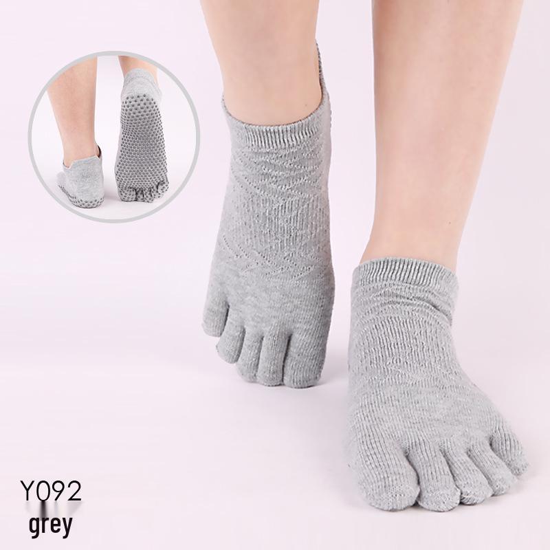 ToeSox Backless Non-Slip Yoga & Pilates Five-Finger Socks - All-Season Quality