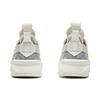 New ANTA Chunky Sneakers Women's Low Top Mist Gray/Lotus Gray/Ivory White/Pink 922018803-1