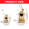 Small Wooden Bird Nest Breeding Box For Courtyard And Terraces Decoration Safe Shelter House For Feathered Bird