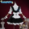 FINAL FANTASY FF1 Maid Dress Cosplay Costume Unisex Game Inspired Uniform for Convention Party