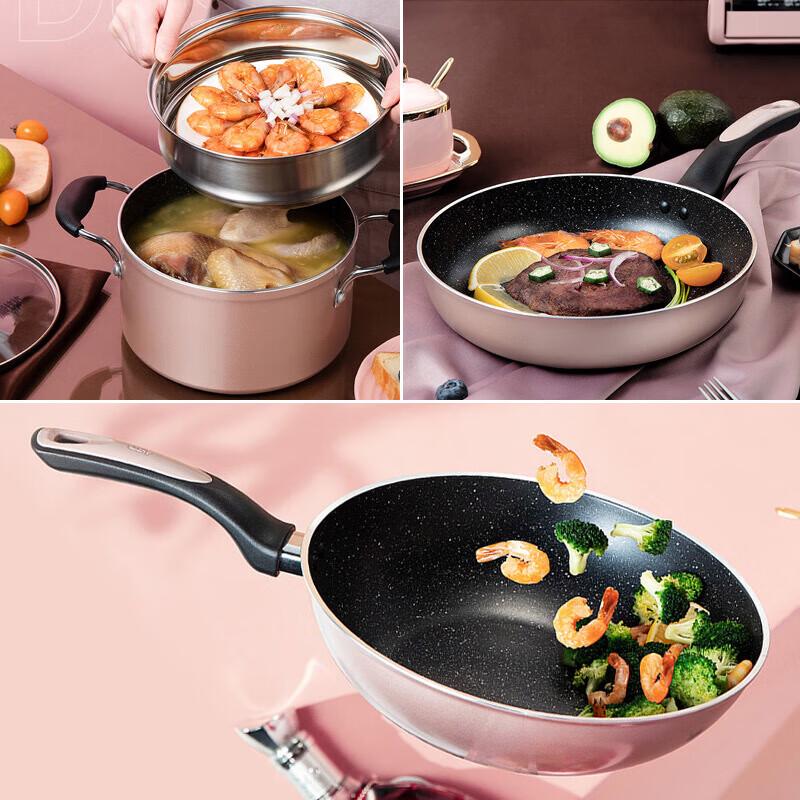 Aishida Crystal Stone Non-stick Cookware Set