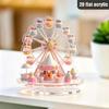 2D Acrylic Santa Claus Sled Decoration Christmas Tree Diy Ornaments Gifts Family Party Decorations Christmas Courtyard Ornaments