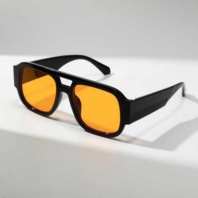 Women's Double Bridge Aviator Sunglasses New Fashion Men UV Protection Vintage Pilot Sun Glasses High-End Unisex Shades Outdoor