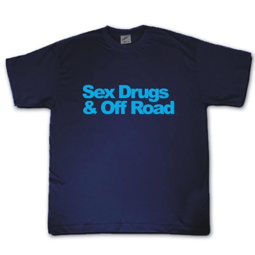 СЕКС НАРКОТИКИ И БЕЗДОРОЖЬЕ футболка полный привод 4x4 автомобиль футболка XL