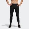 Adidas Tf Warm Lt Logo Stretch-Fit Performance Leggings Men Bottoms Black GT9518