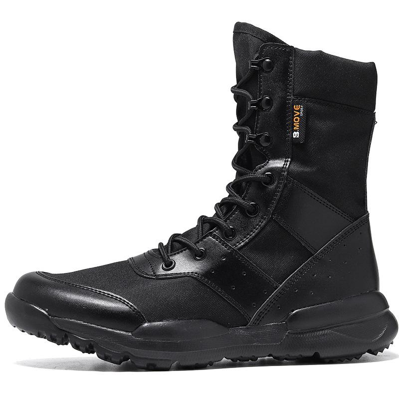 Plus Size High-Top Tactical Desert Boots for Men & Women - Lightweight SFB Air Special Ops Footwear (Sizes 48-50)