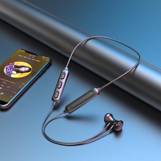 BT-95 Magnetic Bluetooth-compatible 5.0 Hanging Neck In Ear Wireless Earphone with Mic