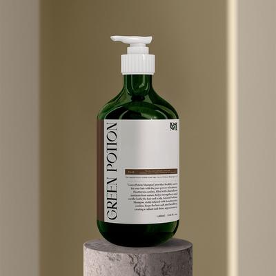 Movout Green Potion Houttuynia Cordata Shampoo 1000ml X 1, Single Item, Single Item