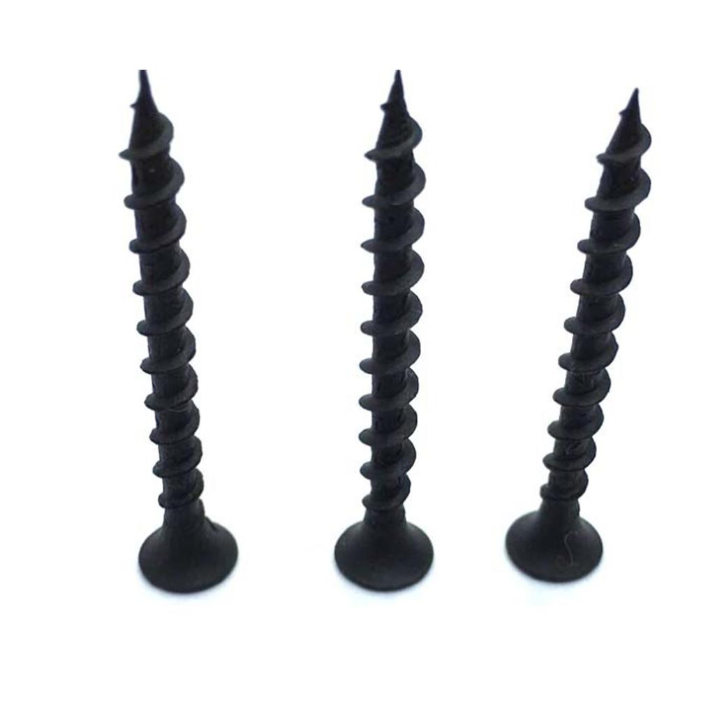 50Pcs Blue Self Tapping Screw Set Spring Steel Coarse Thread Furniture Self Tapping Screw Kit 6 X 1‑1 2in