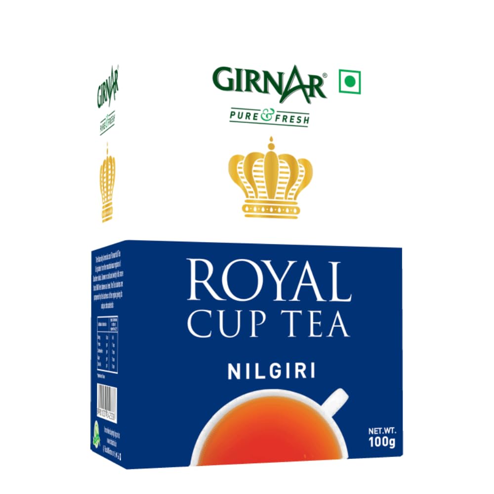 Girnar Royal Cup Loose Tea Nilgiri 100g Pack of 1 Floral Black Tea Aromatic Brew