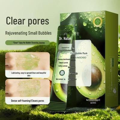Dr. Nala's Gentle Self-Foaming Avocado Bubble Mask - Deep Cleansing & Non-Irritating