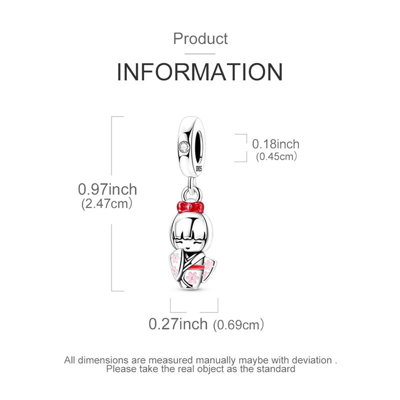 New Copper Charms Pendants Kimono Mount Fuji Koi Flag Dangle Fit Women Original Bracelet Diy Jewelry Gifts