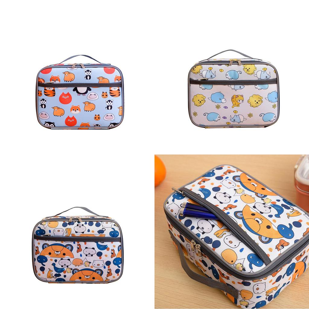 Lunchtasche mit Cartoon-Motiv für Kinder aus Oxford-Gewebe und atmungsaktivem Material für die Schule