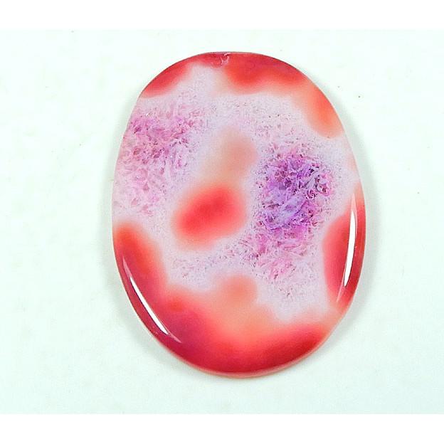 58Cts. Dyed Onyx Agate Oval Shape Cabochon Loose Gemstone 34X36MM SK-4368