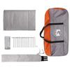 Cabin Tent Gray and Orange 400 x 210 x 180 cm Polyester