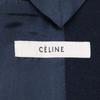 Celine Domestic Regular Phoebe Period 2 8H28/7165 Crombie Coat 36 NavyUsed