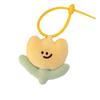 New Cute Flower Keychain Colorful Tulip Plush Key Chain Kawaii Soft Plush Bag Charms For Women Girls Handmade Adorable Gift