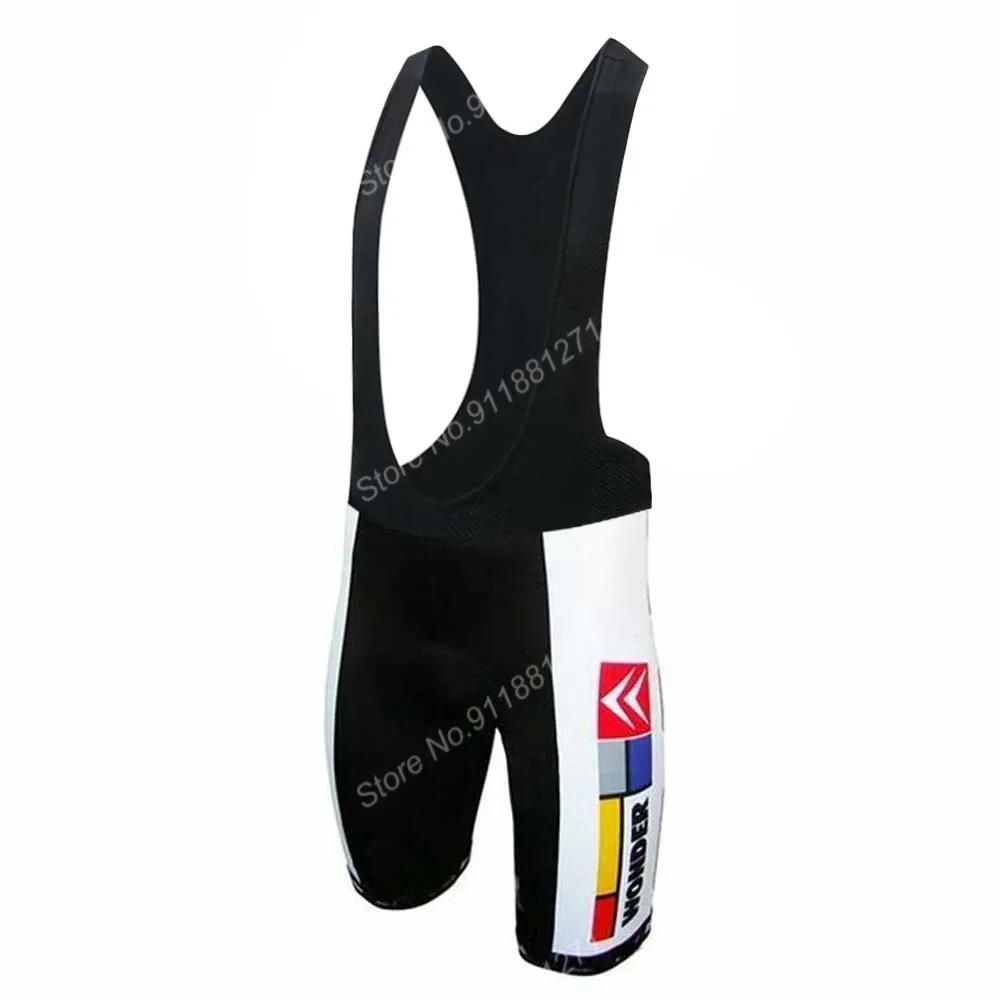 Zestaw Koszulka Retro La Vie Claire Rowerowa Męska Letnie Ubrania Koszulki na Rower Szorty na Szelkach MTB Ubrania Ropa Ciclismo