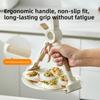 Kitchen Two-in-one Anti-slip and Anti-scald Bowl Holder, Bowl Pick-up and Dish Tongs, Tray Holder, High-temperature Resistant Clamp