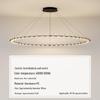 Postmodern Minimalist Chandelier for Living Room, Restaurant, or Bedroom - Italian Round Ring Design
