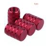 4pcs Universal Car Wheel Tire Valve Stem Caps Dust Covers Aluminum Tire Wheel Stem Air Valve Cap Car Accessories