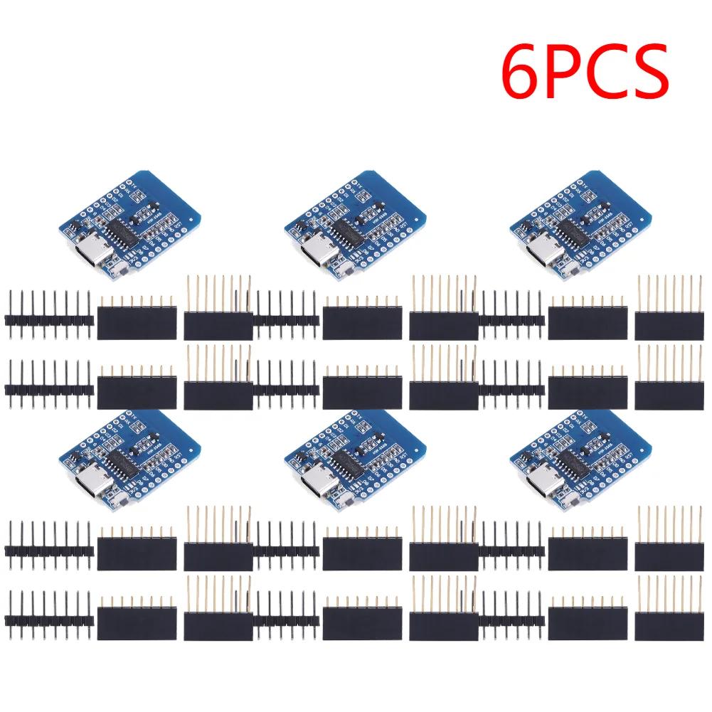 1-20PCS ESP8266 D1 Mini WIFI Development Board ESP-12F CH340G CH340 V2 Usb Wemos D1 Mini Nodemcu Lua Iot Board 3.3V Met Pins