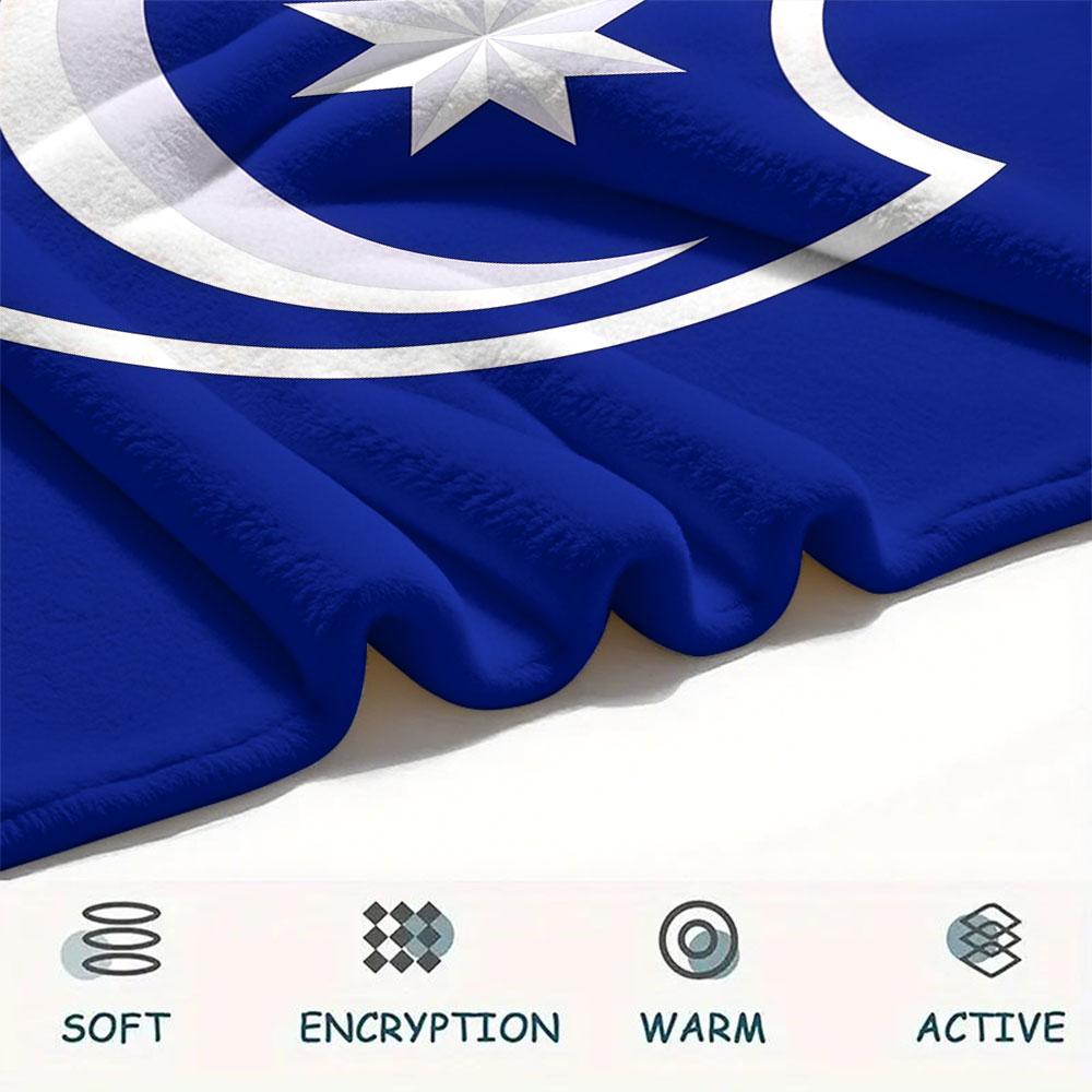 1PC Portsmouth Football Club Patterned Flannel Blanket Suitable For All Seasons for Home Decor Warmth and Comfort Gifts Holiday Present