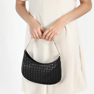 Gewebte Ledertaschen, Nischendesigns, High-End-Feeling, Damenledertaschen, Modische Einzelschultertaschen, Handtaschen
