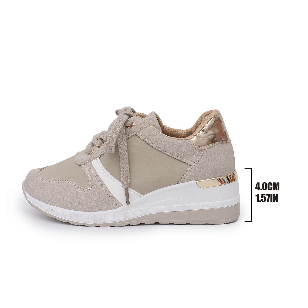 Women's Sneakers Light Pu Leather Casual Shoes Lace-up Vulcanized Shoes Luxury Tennis Training Shoes for Women Zapatillas Mujer