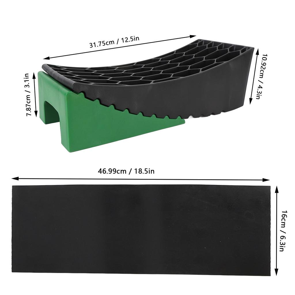 Campervan Curved Leveling Block Lightweight RV Curved Leveler Versatile Pressure Proof Friction Resistant for Travel Trailer