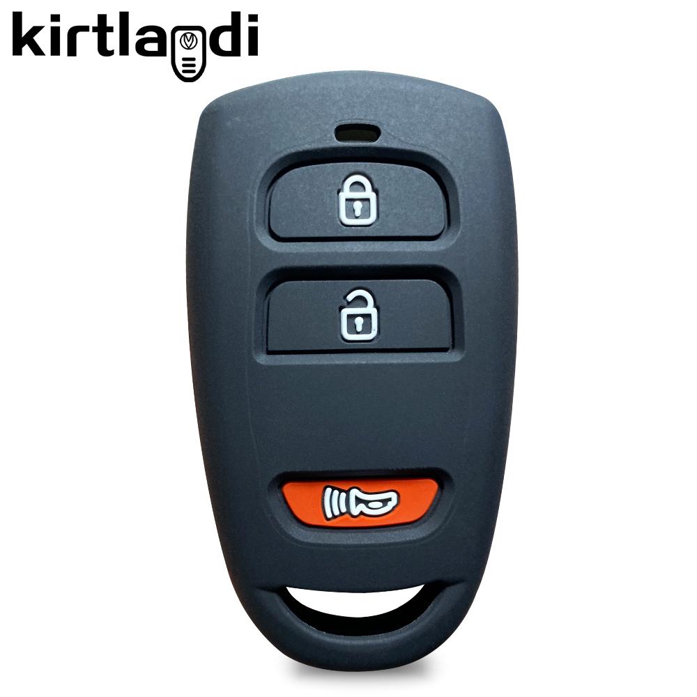Silikonový obal držák na klíče od auta pro Kia Magentis Carens Sonata sorento rio soul forte pro Hyundai Tucson accent Santa Fe Avante