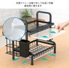 Fengfeng Alloy Steel Drainer Dish Drainer Large Chopstick Knife Cutting Board Kitchenware Storage Can Dry Easy To Assemble 2 Rack, Basket, Capacity,